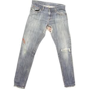Levi's Trashed Worn Skinny Jeans 32 X 31